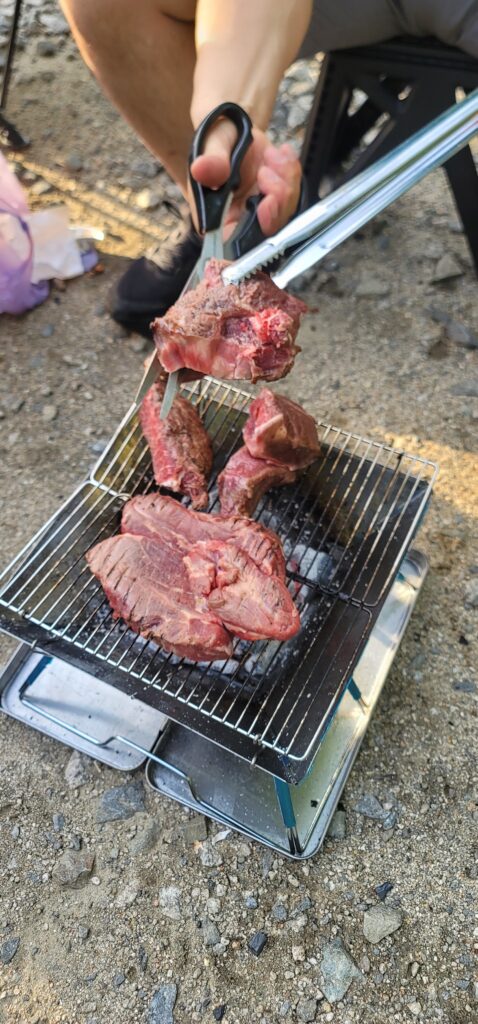 BBQ flank steak